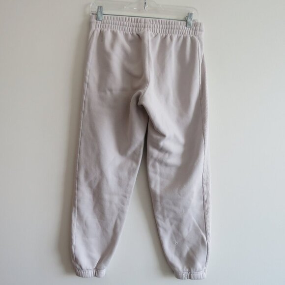 ARITZIA TNA Cozy AF Sweatfleece Boyfriend Sweatpant Heather Cloud White Size S - Picture 11 of 16